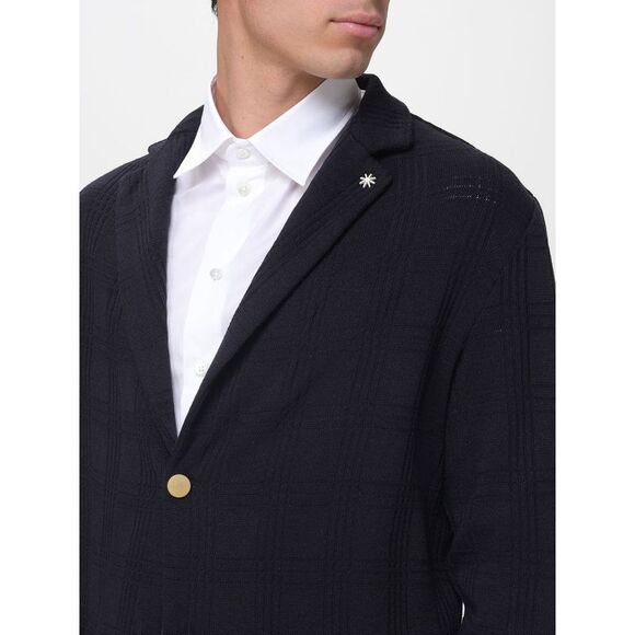 Manuel Ritz Jacket Men Blue - Picture 4 of 4